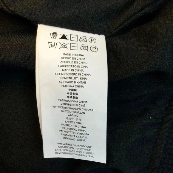 MICHAEL Michael Kors Womens Black Leather Full Zip Motorcycle Jacket Size Medium - Picture 4 of 10